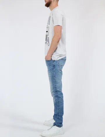 Tricou Milano Bulls, gri Gri