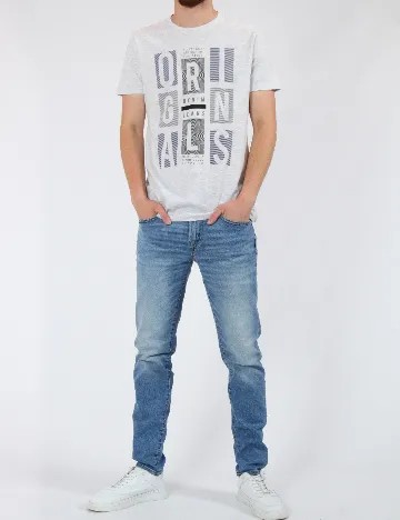 Tricou Milano Bulls, gri Gri