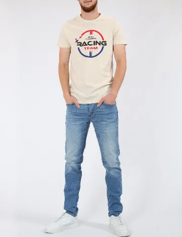 Tricou Milano Bulls, crem Crem