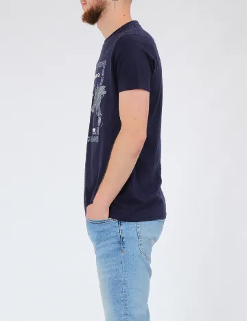 Tricou Milano Bulls, bleumarin Albastru