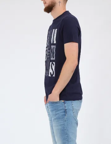 Tricou Milano Bulls, bleumarin Albastru
