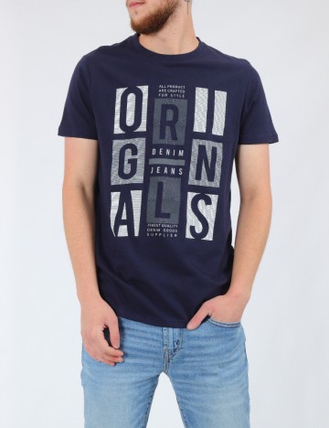 Tricou Milano Bulls, bleumarin