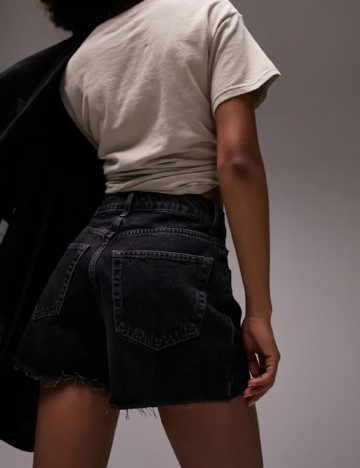 Pantaloni scurti Top Shop, negru