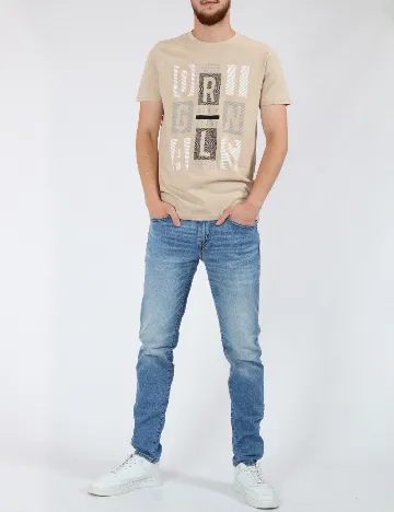 Tricou Milano Bulls, crem Crem