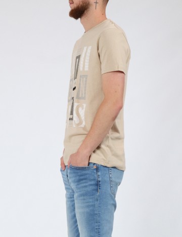 Tricou Milano Bulls, crem