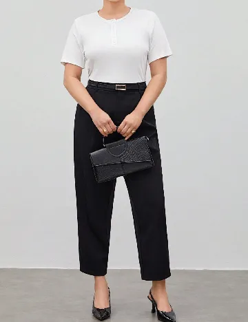 Tricou SHEIN CURVE, alb