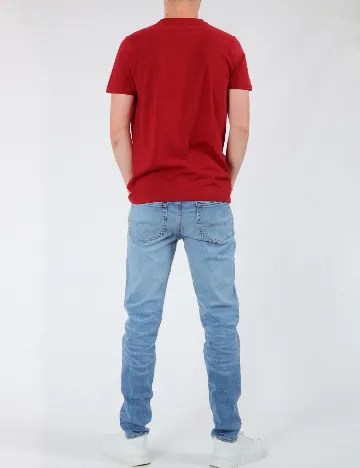 Tricou Milano Bulls, rosu Rosu