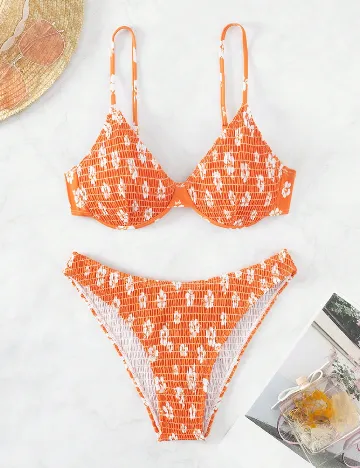 Costum de baie SHEIN, portocaliu