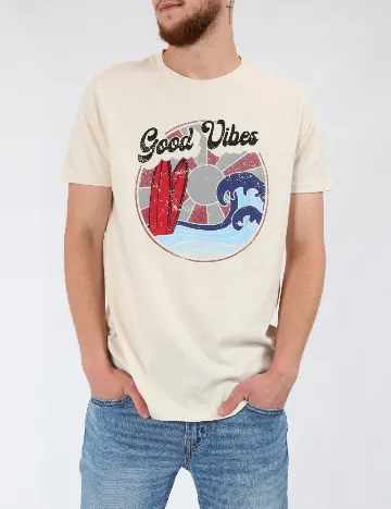 Tricou Milano Bulls, crem Crem