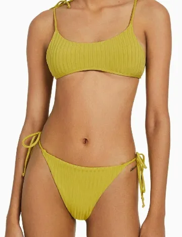 Chilot de baie Bershka, verde