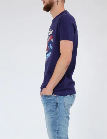Tricou Milano Bulls, bleumarin Albastru