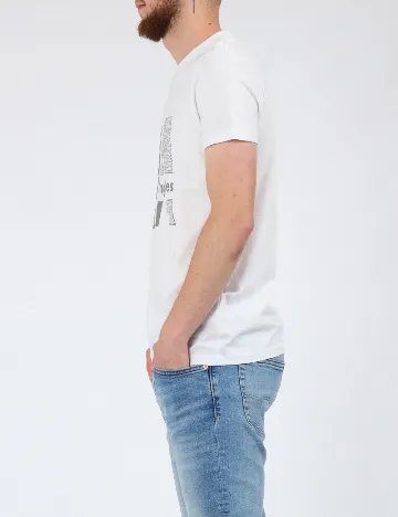 Tricou Milano Bulls, alb Alb