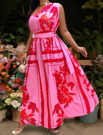 Rochie lunga SHEIN CURVE, mix culori