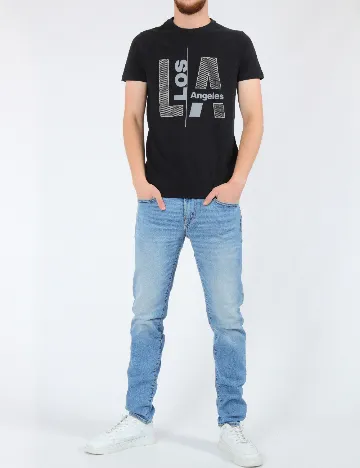 Tricou Milano Bulls, negru Negru