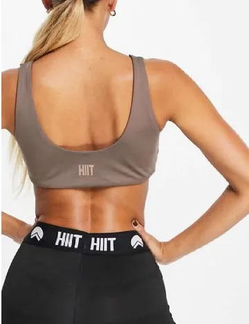Bustiera HIIT by ASOS, maro