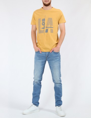 Tricou Milano Bulls, galben