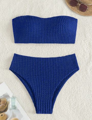 Costum de baie SHEIN, albastru
