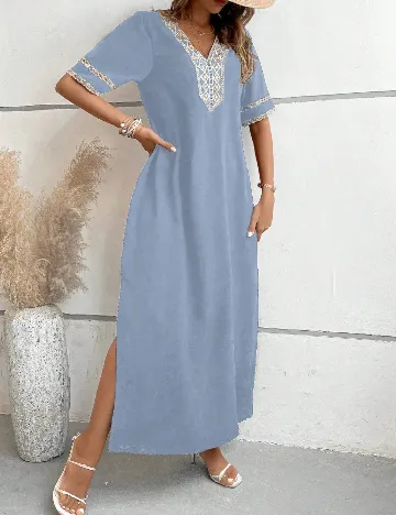 Rochie lunga SHEIN, albastru