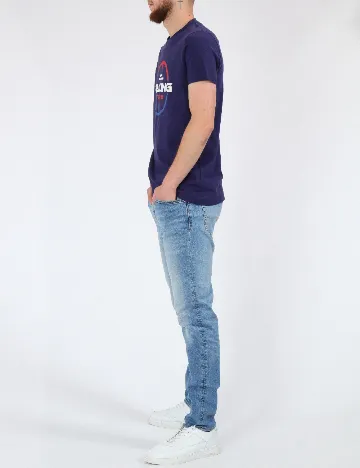 Tricou Milano Bulls, bleumarin Albastru