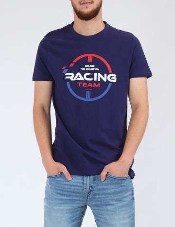 Tricou Milano Bulls, bleumarin