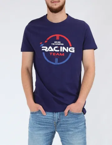Tricou Milano Bulls, bleumarin Albastru