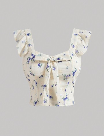 Top SHEIN CURVE, crem