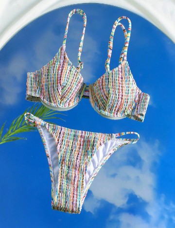 Costum de baie SHEIN, mix culori
