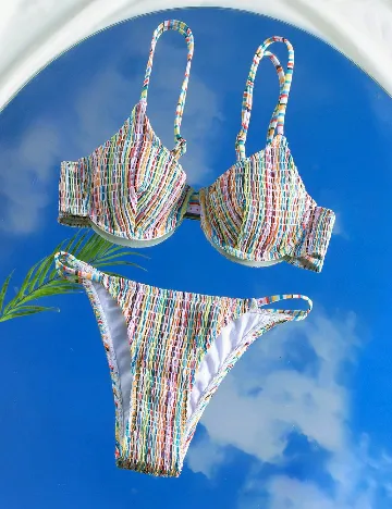Costum de baie SHEIN, mix culori Mix culori