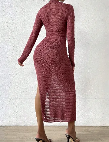Rochie lunga SHEIN, grena