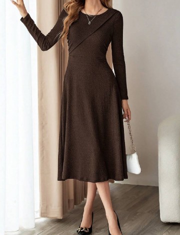 Rochie medie SHEIN, maro