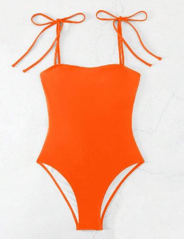 Costum de baie SHEIN, portocaliu