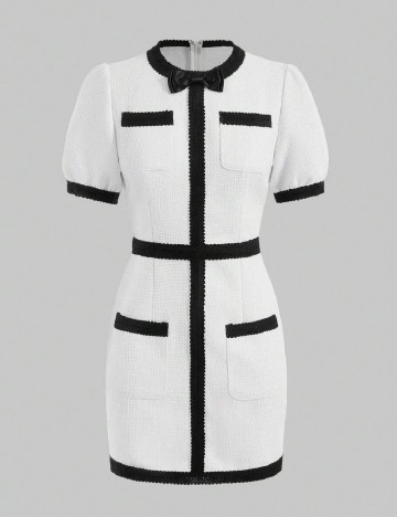 Rochie scurta SHEIN, alb