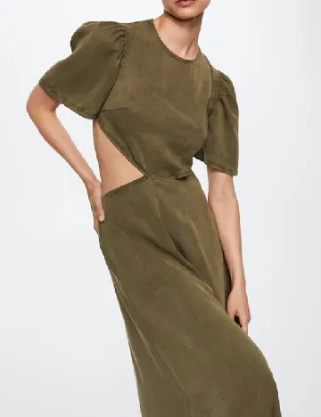 Rochie lunga Mango, verde