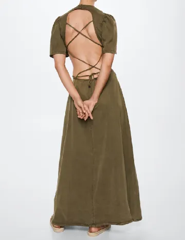 Rochie lunga Mango, verde