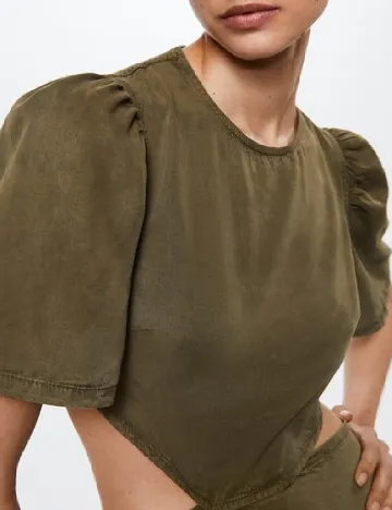 Rochie lunga Mango, verde