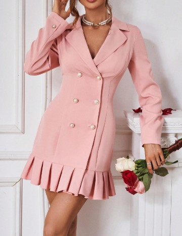 Rochie scurta SHEIN, roz