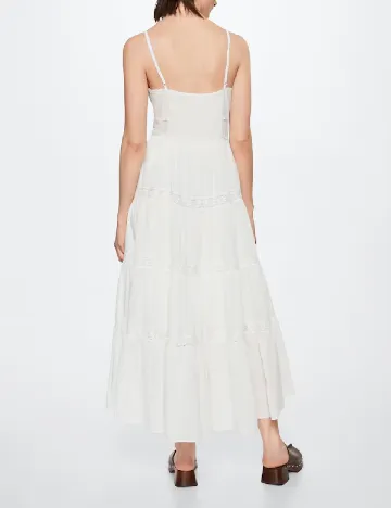 Rochie lunga Mango, alb