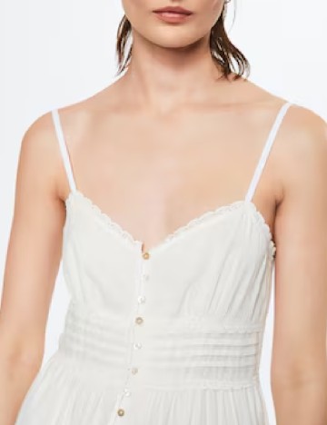 Rochie lunga Mango, alb