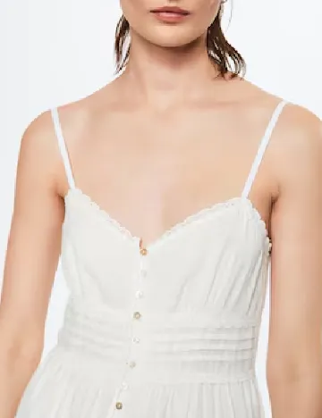 Rochie lunga Mango, alb