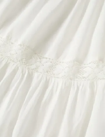Rochie lunga Mango, alb