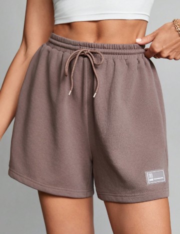 Pantaloni scurti SHEIN, maro