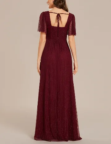 Rochie lunga Ever-Pretty, grena