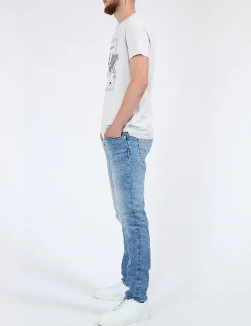 Tricou Milano Bulls, gri Gri