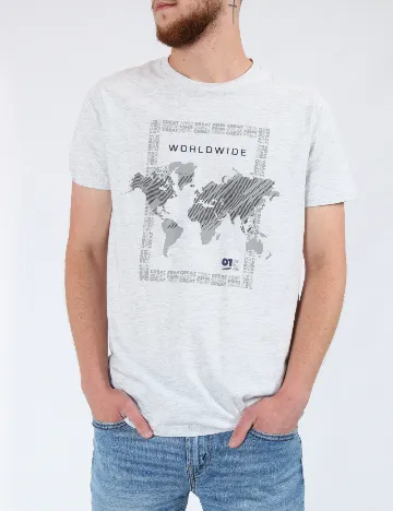Tricou Milano Bulls, gri Gri