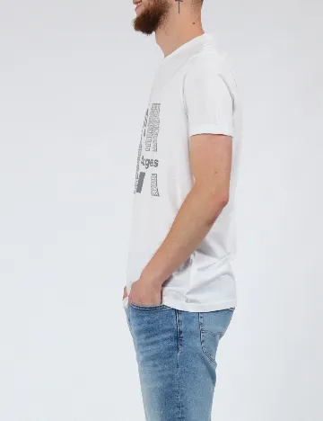 Tricou Milano Bulls, alb Alb