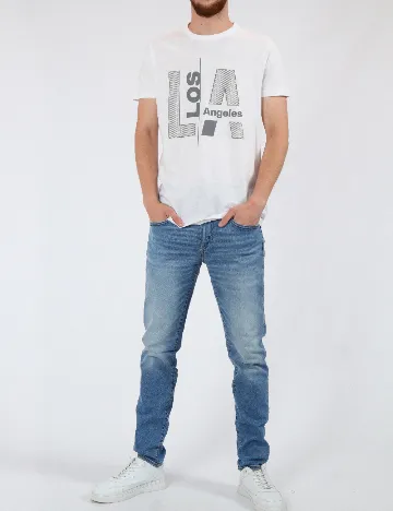 Tricou Milano Bulls, alb Alb