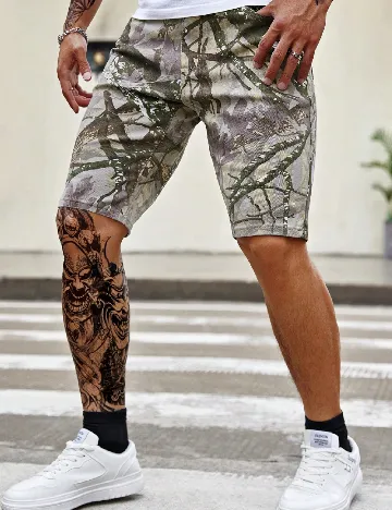 Pantaloni scurti SHEIN, verde