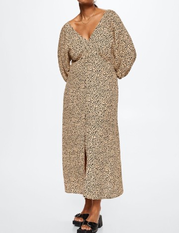 Rochie lunga Mango Violeta, maro