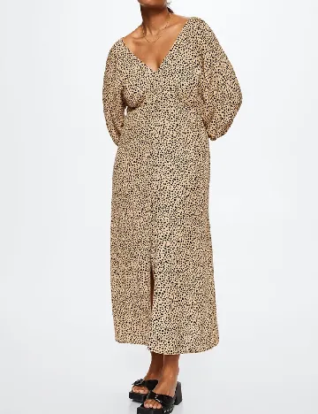 Rochie lunga Mango Violeta, maro