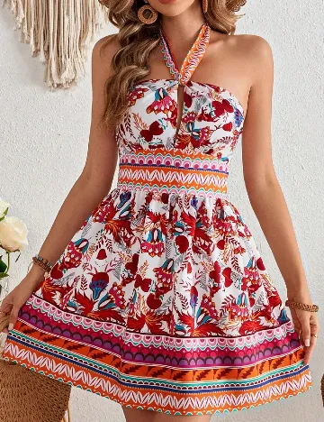 Rochie scurta SHEIN, mix culori
